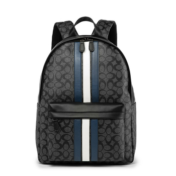 Unisex ruksak 20-35L, PU koža, vodootporan, karirani uzorak, torba za prijenosno računalo