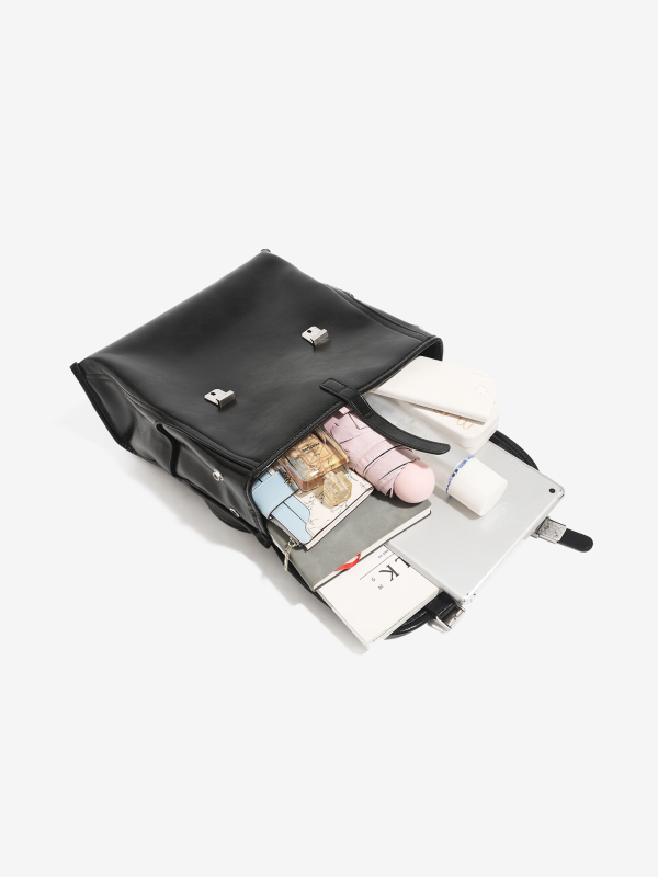 Premium unisex ruksak u akademskom stilu, za 14-inčni prijenosnik, kapacitet ispod 20L, vodootporan PU materijal, lagani poslovni stil, izdanje ljeto 2025