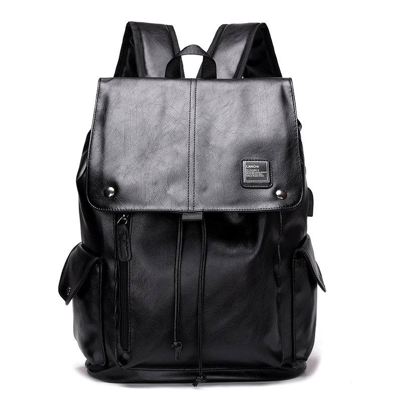 Retro PU kožni poslovni ruksak za putovanja, unisex, 20–35L, kompatibilan s 16-inčnim laptopom