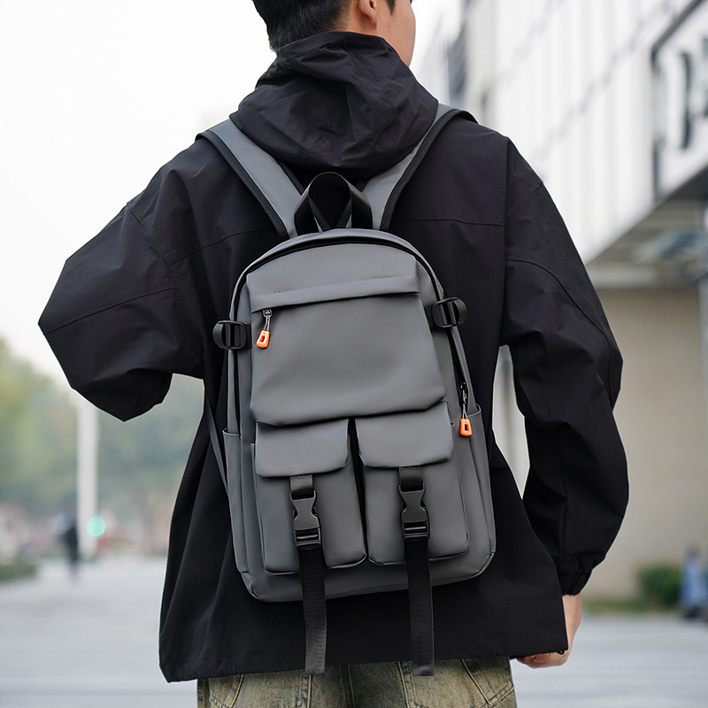 Muški ruksak, jednostavan gradski dizajn, za poslovna putovanja i slobodno vrijeme, kapacitet 20–35L, pogodan za 16-inčni laptop, Oxford materijal, trake s zračnim jastučićem, Kamaiya marka