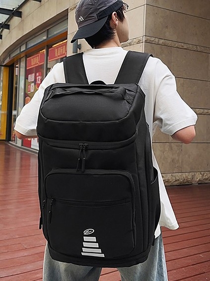 Unisex ruksak za košarku – trening, s proširivim kapacitetom 56–75 L, otporan na habanje, Oxford platna + mreža, kompatibilan s 16-inčnim prijenosnikom