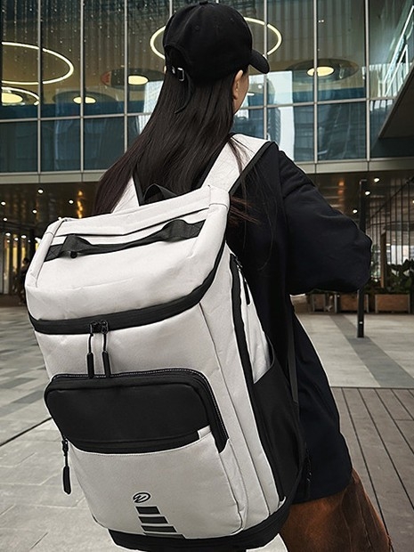 Unisex ruksak za košarku – trening, s proširivim kapacitetom 56–75 L, otporan na habanje, Oxford platna + mreža, kompatibilan s 16-inčnim prijenosnikom