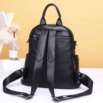 Ženska torba od prave kože, korejski stil, velika kapaciteta, dvostruko korišćenje (crossbody/ruksak) (20–35 L, koža prvog sloja goveda, zatvaranje na zip, podstava od poliestera, dvostruki dizajn)