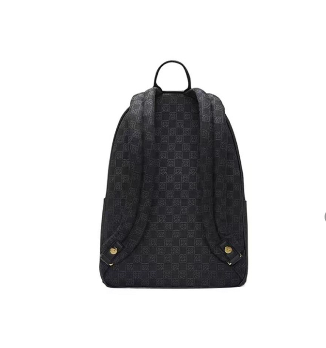 Unisex ruksak s AJ šahovnicovým uzorom za vanjsku upotrebu, vodootporan najlon, pretinac za 12-inčni laptop, ulični stil