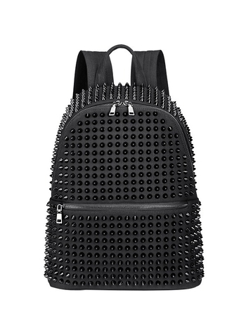 Σακίδιο πλάτης με μεταλλικά στοιχεία, 20–35L, καμβάς, αναπνεύσιμο και ανθεκτικό στη φθορά, κορεατικό street style