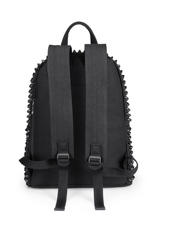 Σακίδιο πλάτης με μεταλλικά στοιχεία, 20–35L, καμβάς, αναπνεύσιμο και ανθεκτικό στη φθορά, κορεατικό street style