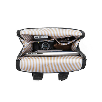 Rucsac din pânză Oxford, stil cruce, compatibil cu laptopul, capacitate sub 20 L, curele de umăr curbate, ideal pentru călătoriile de afaceri