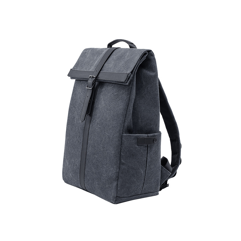 Rucsac din pânză Oxford, stil cruce, compatibil cu laptopul, capacitate sub 20 L, curele de umăr curbate, ideal pentru călătoriile de afaceri
