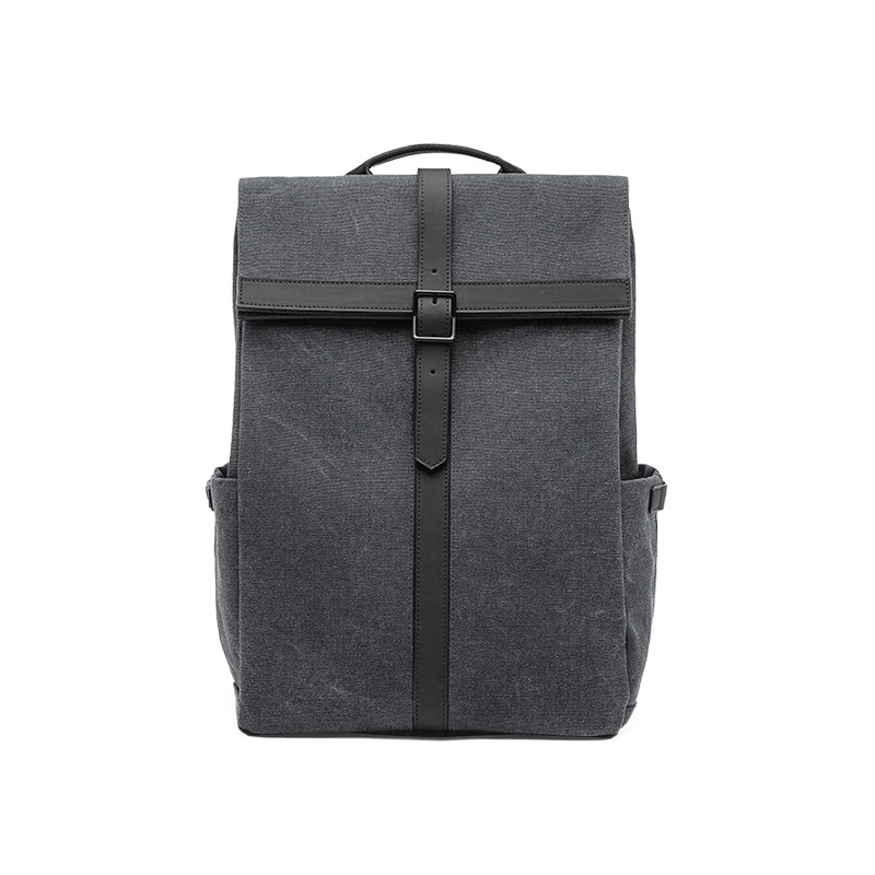 Rucsac din pânză Oxford, stil cruce, compatibil cu laptopul, capacitate sub 20 L, curele de umăr curbate, ideal pentru călătoriile de afaceri