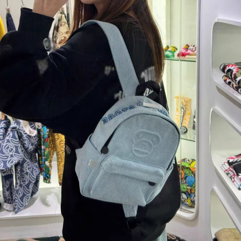 Unisex denim ruksak, kapaciteta 20–35L, kompatibilan s 13-inčnim laptopom, gradski jednostavan stil, zakrivljene naramenice