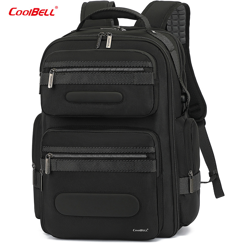 CoolBell muški poslovni ruksak za putovanje: Oxford materijal, kapacitet 20–35 L, kompatibilan s laptopom do 17,3 inča, remen s jastukom zraka