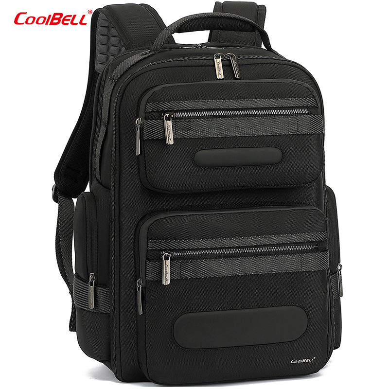 CoolBell muški poslovni ruksak za putovanje: Oxford materijal, kapacitet 20–35 L, kompatibilan s laptopom do 17,3 inča, remen s jastukom zraka