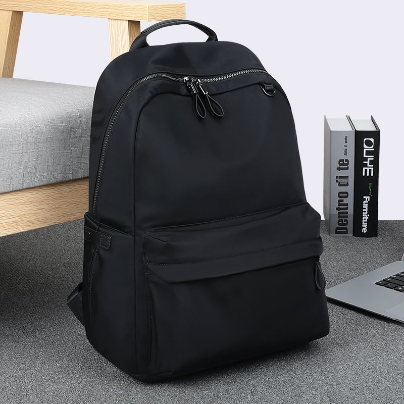 Unisex nylon ruksak, zapremina 20–35 L, vodootporan, pogodan za 15-inčni prijenosnik, gradski minimalistički dizajn