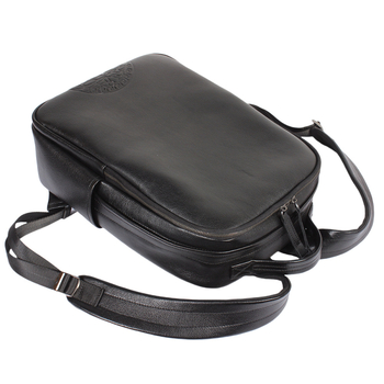 Мъжка кожена раница за бизнес и свободно време — истинска кожа, 36–55 л, подходяща за 14-инчов лаптоп, извити презрамки, подплата полиестер