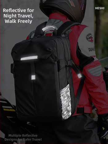 Zeus vanjski biciklistički ruksak, proširivi, unisex, Oxford platno, 20–35 L, remen s zračnim jastučićem