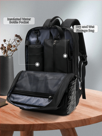 Zeus vanjski biciklistički ruksak, proširivi, unisex, Oxford platno, 20–35 L, remen s zračnim jastučićem