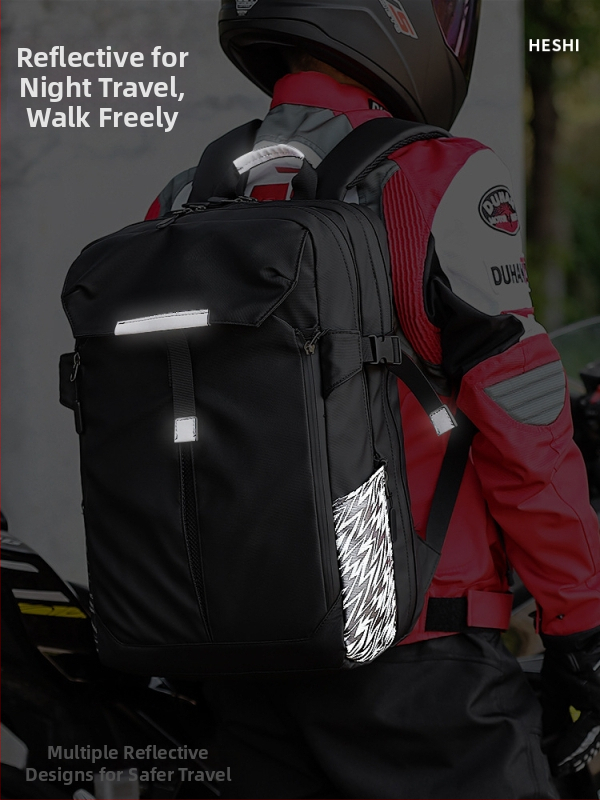 Zeus vanjski biciklistički ruksak, proširivi, unisex, Oxford platno, 20–35 L, remen s zračnim jastučićem