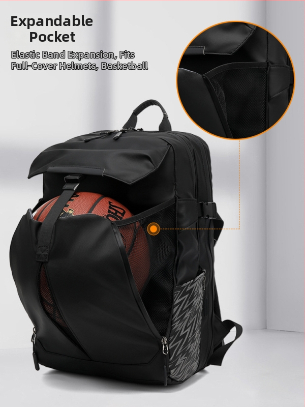 Zeus vanjski biciklistički ruksak, proširivi, unisex, Oxford platno, 20–35 L, remen s zračnim jastučićem
