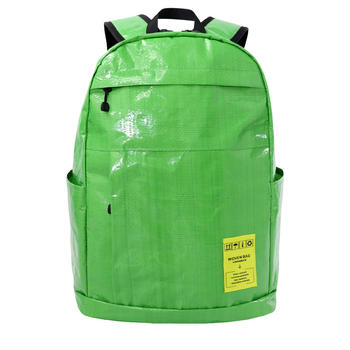 Ruksak od ekološki plastičnog tkanog materijala i Kraft papira, minimalistički stil, kapacitet 20–35 L, pogodan za 15-inčni laptop, ultra lagan s zakrivljenim naramenicama