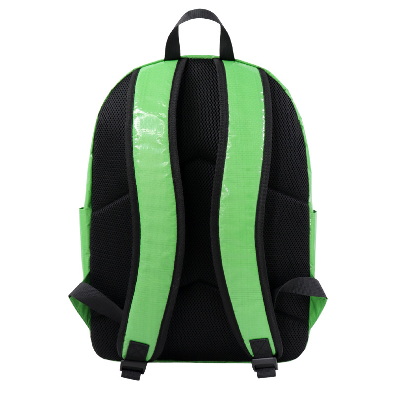 Ruksak od ekološki plastičnog tkanog materijala i Kraft papira, minimalistički stil, kapacitet 20–35 L, pogodan za 15-inčni laptop, ultra lagan s zakrivljenim naramenicama
