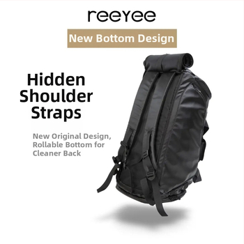 Reeyee vyriška nešiojamojo kompiuterio kasdieninė daugiafunkcinė kuprinė, 20–35L, atspari vandeniui, Oxford audinys, skirta 15 colių nešiojamam, ergonomiškas nugaros panelis