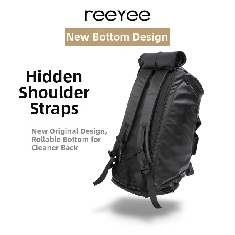 Reeyee vyriška nešiojamojo kompiuterio kasdieninė daugiafunkcinė kuprinė, 20–35L, atspari vandeniui, Oxford audinys, skirta 15 colių nešiojamam, ergonomiškas nugaros panelis