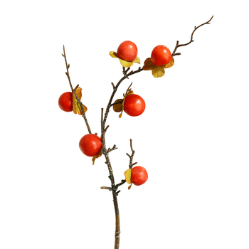 Sintetički cvijet od svile, 6 glava divnog kaki, moderan minimalistički stil, kućna dekoracija