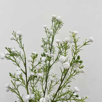 Τεχνητά άνθη Gypsophila (Baby's Breath), τριών κλώνων μίσχος, πλαστικό με απαλό κόλλα, τεχνικές διαμόρφωσης και έγχυση χύτευσης, για γάμους, εξωτερικούς χώρους, φωτογραφικά αξεσουάρ και οικιακή διακόσμηση