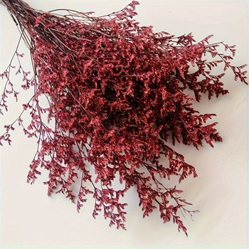 Szerelmes fű ágak, szárított virágok, festetlen, papírdobozos csomagolás