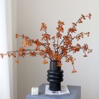 Μακρύς μίσχος πλαστικό ψεύτικο λουλούδι με διακοσμητικά φρούτων και μούρων για γάμο, εξωτερικούς χώρους, αξεσουάρ φωτογράφισης και διακόσμηση σπιτιού