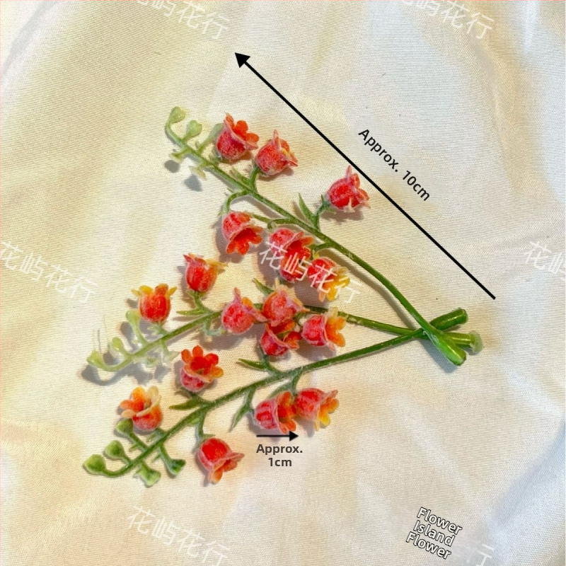 Kit DIY pentru Flori Veșnice – buchet artificial cu flori flokate pentru decorul casei, gata de cadou (Cod: Gf 16107 b; Material: Alte; Varietate: Lily; Ocazii de cadou: Absolvire, Suvenir de călătorie, Întâlnire la petrecere)