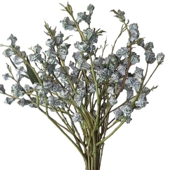 Аранжировка от сушени цветя — естествени сушени цветя, сорт 18542976, готова за подарък