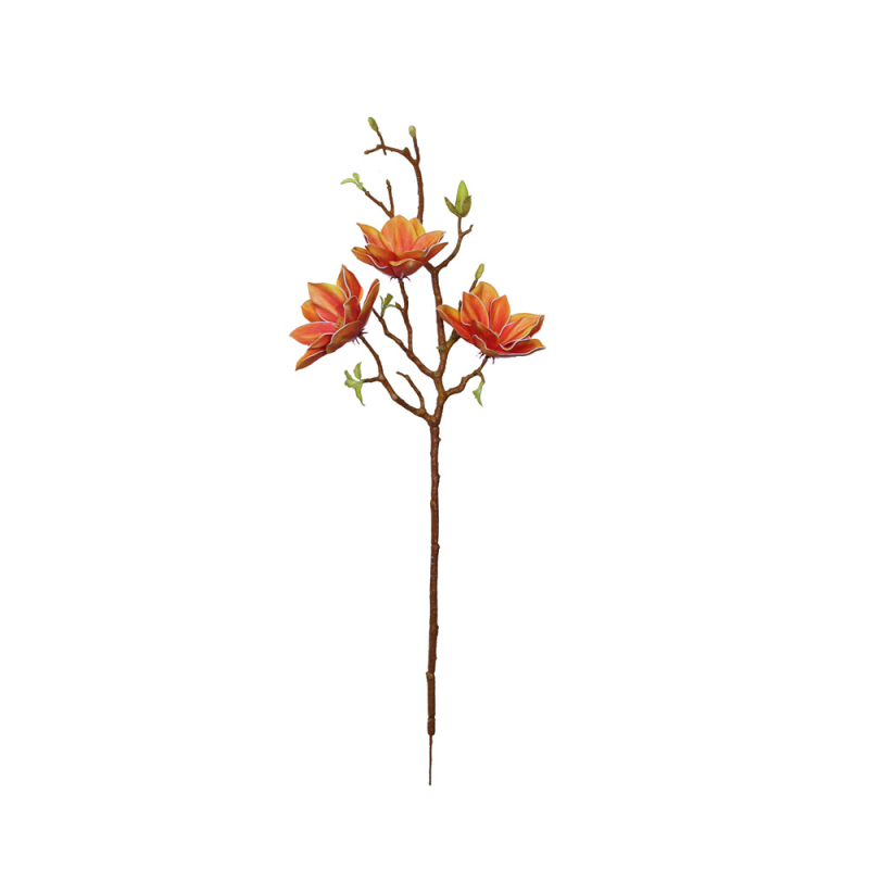 Изкуствени цветя Магнолия за домашен декор - вид Magnolia; Craft: Embossed, 3D printing, Bone shooting