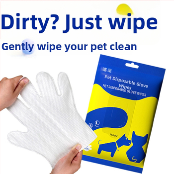 Rukavice za čišćenje kućnih ljubimaca bez vode – za pse, netkani materijal, 6 kom u pakiranju