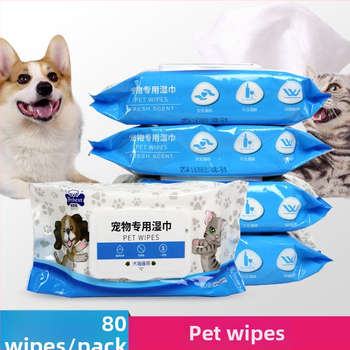Υγρά μαντηλάκια για κατοικίδια – για σκύλους και γάτες, καθαρισμός δακρύων και περιοχής πρωκτού, απαλές
