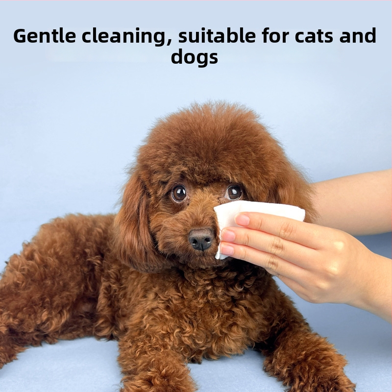 Υγρά μαντηλάκια για κατοικίδια – για σκύλους και γάτες, καθαρισμός δακρύων και περιοχής πρωκτού, απαλές