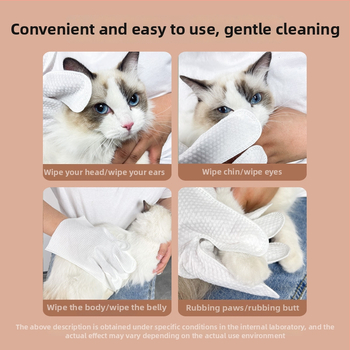 Pet Baisi γάντια καθαρισμού για γάτες, μιας χρήσης, 8 τεμάχια