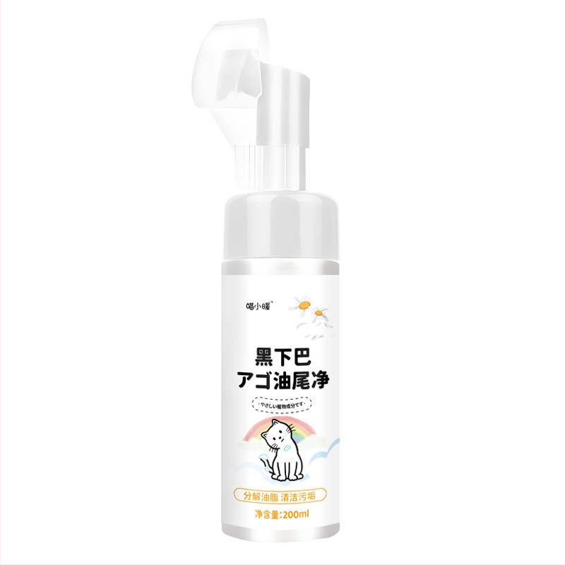 Αφρός καθαρισμού για το πιγούνι της γάτας με έλαιο χαμομηλιού, αφαίρεση λαδιού, κουτί 168 τεμαχίων