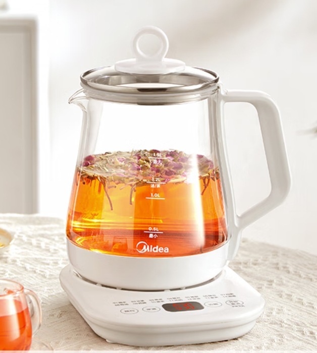 Veselības pods MK-Y12Q, stikla korpuss, tilpums 1-1.5L, 220V, 500-1000W