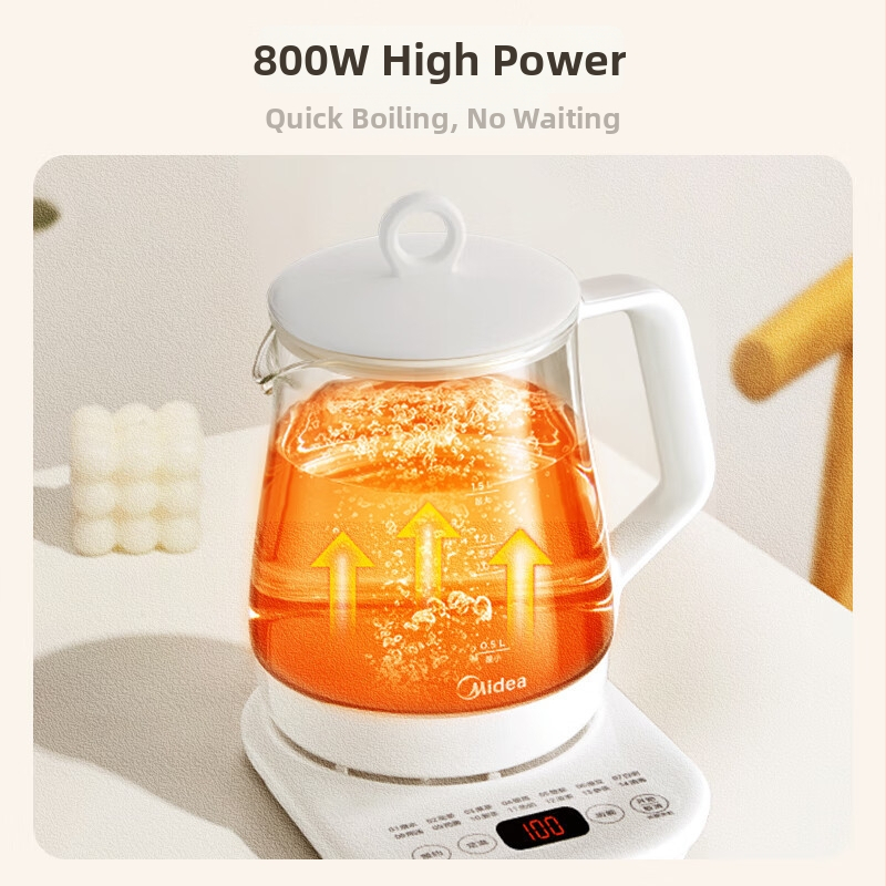 Veselības pods MK-Y12Q, stikla korpuss, tilpums 1-1.5L, 220V, 500-1000W