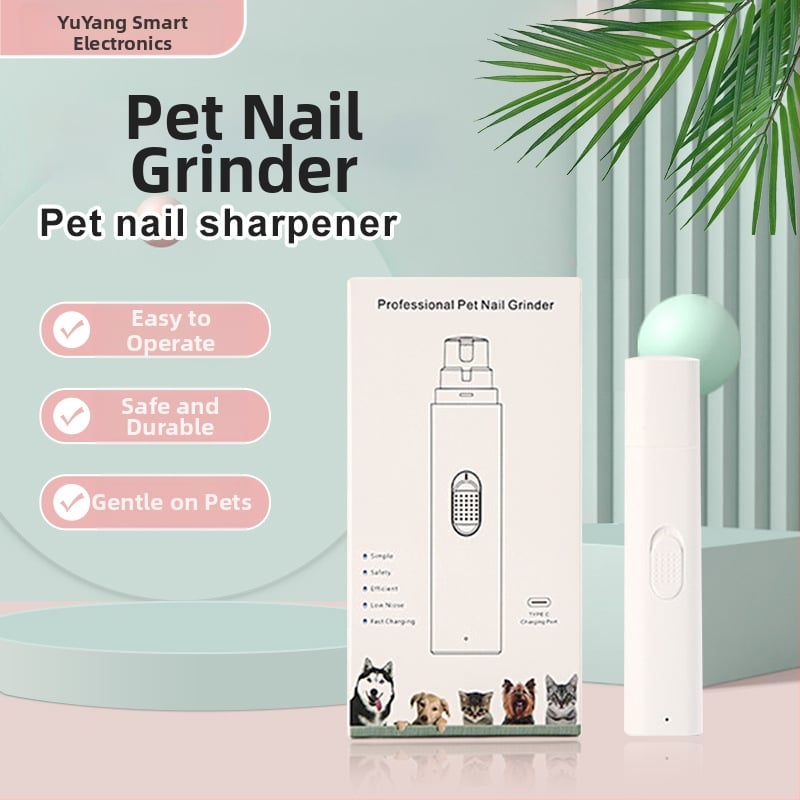 Ηλεκτρικό λίμα νυχιών για γάτες – επαναφορτιζόμενο, σιωπηλό εργαλείο περιποίησης κατοικίδιων