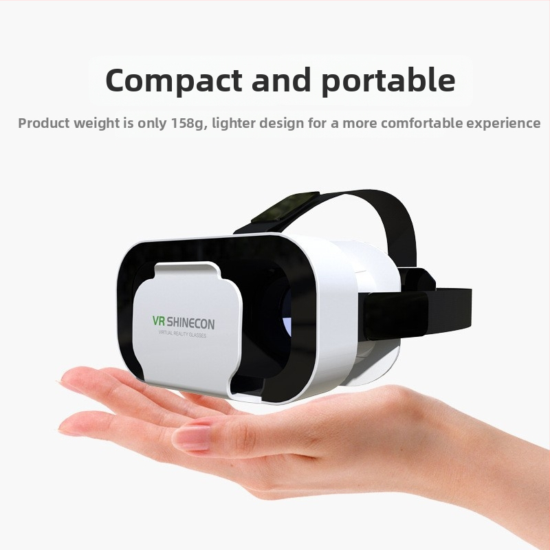 G05 VR brilles ar Android OS, NTSC video ievade, sveķu korpuss, svars 300 g
