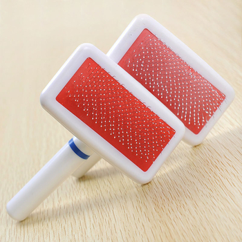 Četka za uklanjanje dlaka mačaka i psa, plastična, s masažom