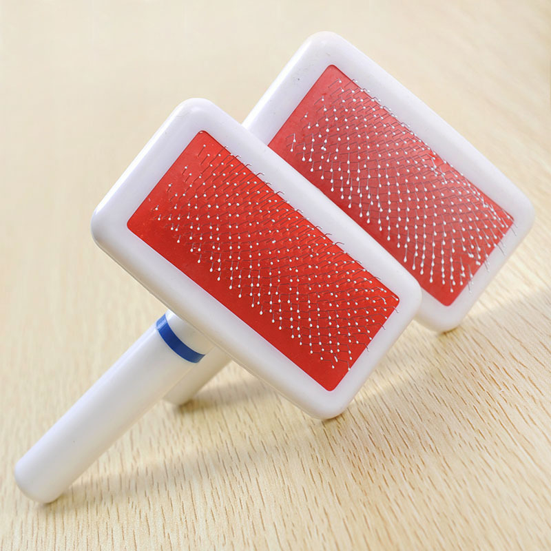 Četka za uklanjanje dlaka mačaka i psa, plastična, s masažom