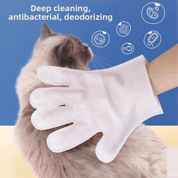 KOJIMA Βούρτσα μπάνιου και μασάζ για γάτες – γάντια καθαρισμού πατουσών χωρίς νερό