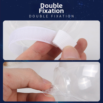 Προστατευτικό κάλυμμα κεφαλής για γάτες, αναπνεόμενο, κατά του γλείψιμου και δαγκώματος, για μπάνιο και κοπή νυχιών