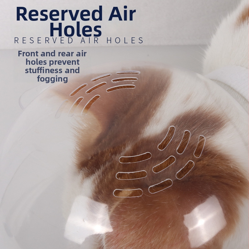 Kaķa galvas aizsargmaskas, elpojoša, pret lizēšanos, pret kodienu, piemērota dušai un nagu griešanai