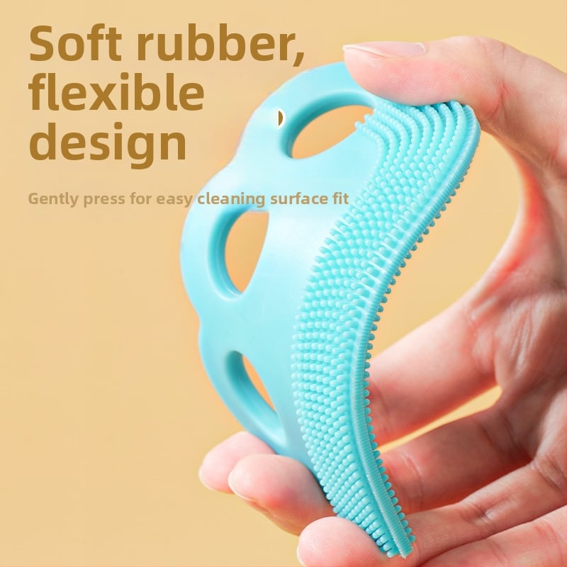 Uklanjivač dlaka za kućne ljubimce – dvostrani mekani gumeni strugač (TPR), češalj-četka za pse, brend Friendly