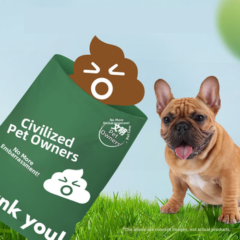 Pungi în rolă pentru gunoiul câinilor, biodegradabile, îngroșate, fără importuri