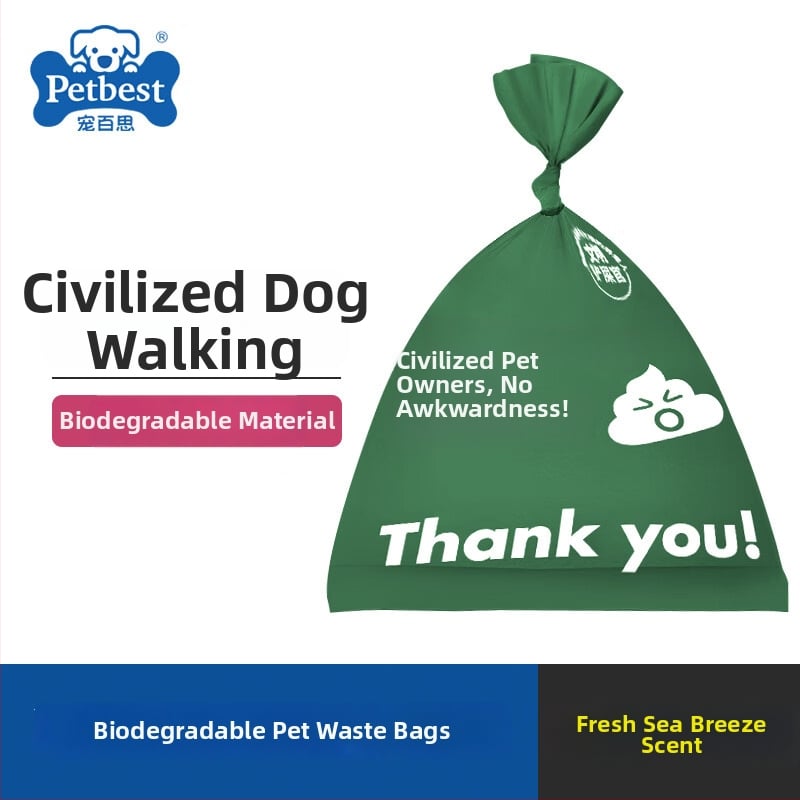 Pungi în rolă pentru gunoiul câinilor, biodegradabile, îngroșate, fără importuri